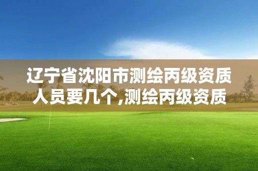 遼寧省沈陽市測繪丙級(jí)資質(zhì)人員要幾個(gè),測繪丙級(jí)資質(zhì)承接業(yè)務(wù)范圍。