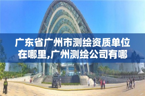 廣東省廣州市測繪資質單位在哪里,廣州測繪公司有哪些。