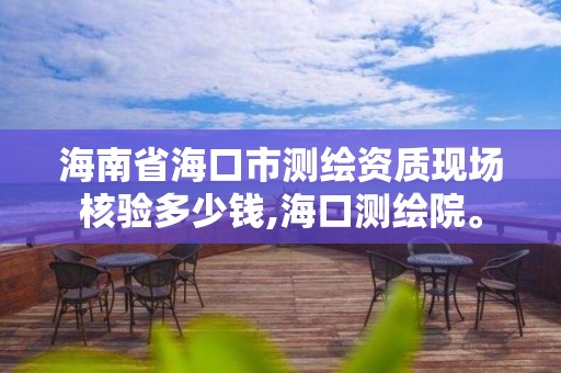 海南省海口市測繪資質現場核驗多少錢,海口測繪院。