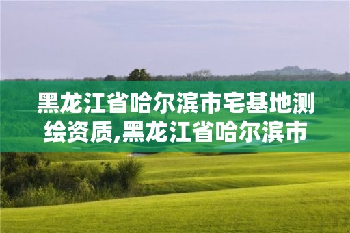 黑龍江省哈爾濱市宅基地測繪資質,黑龍江省哈爾濱市測繪局