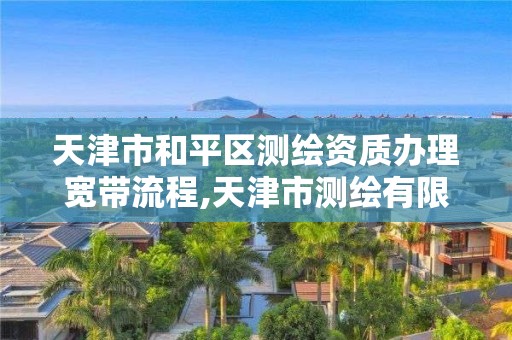 天津市和平區測繪資質辦理寬帶流程,天津市測繪有限公司