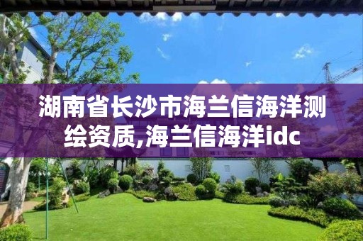 湖南省長沙市海蘭信海洋測繪資質(zhì),海蘭信海洋idc