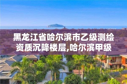 黑龍江省哈爾濱市乙級測繪資質(zhì)沉降樓層,哈爾濱甲級測繪公司