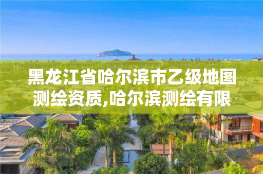 黑龍江省哈爾濱市乙級地圖測繪資質,哈爾濱測繪有限公司