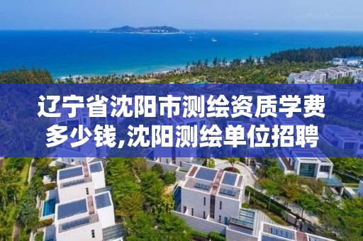 遼寧省沈陽市測繪資質學費多少錢,沈陽測繪單位招聘