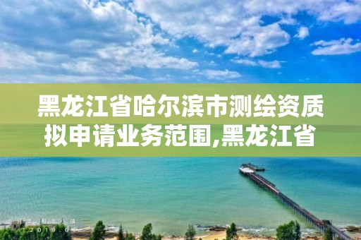 黑龍江省哈爾濱市測繪資質擬申請業務范圍,黑龍江省哈爾濱市測繪局。