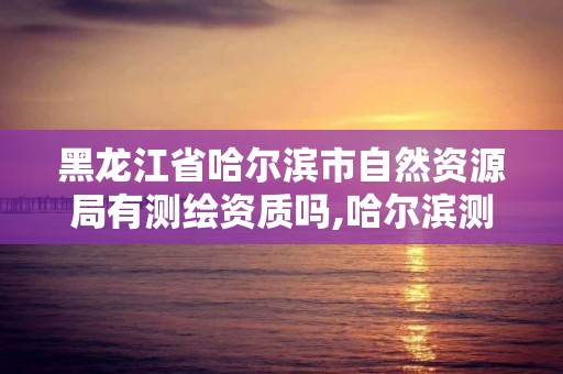 黑龍江省哈爾濱市自然資源局有測繪資質嗎,哈爾濱測繪局工資怎么樣。