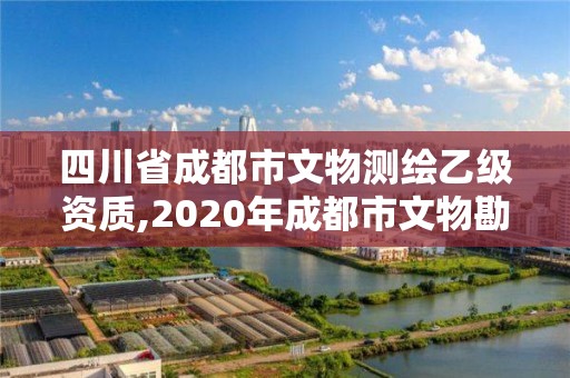 四川省成都市文物測繪乙級資質,2020年成都市文物勘探費