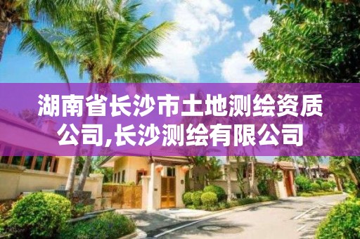 湖南省長沙市土地測繪資質公司,長沙測繪有限公司