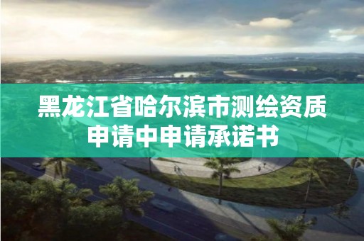 黑龍江省哈爾濱市測繪資質申請中申請承諾書