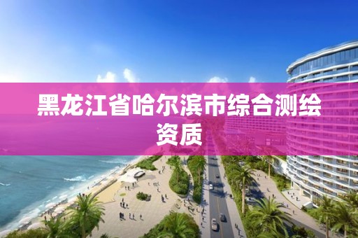 黑龍江省哈爾濱市綜合測繪資質(zhì)