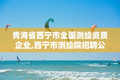 青海省西寧市全國測繪資質企業,西寧市測繪院招聘公示