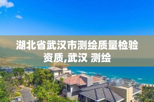 湖北省武漢市測繪質量檢驗資質,武漢 測繪