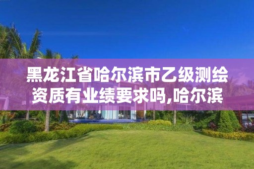 黑龍江省哈爾濱市乙級測繪資質有業績要求嗎,哈爾濱測繪局屬于什么單位。