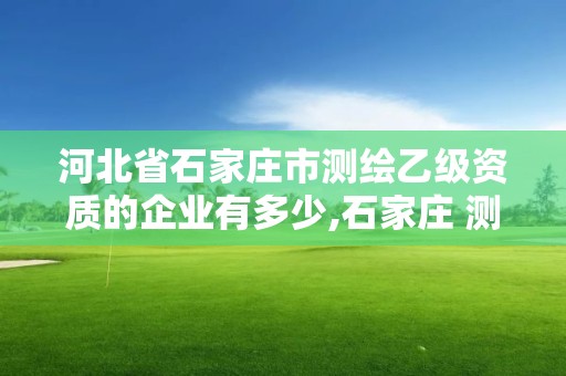 河北省石家莊市測繪乙級資質的企業有多少,石家莊 測繪。