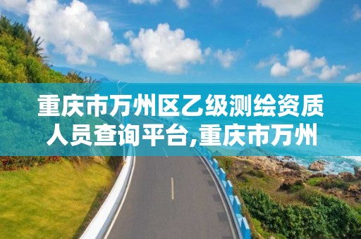 重慶市萬州區乙級測繪資質人員查詢平臺,重慶市萬州區乙級測繪資質人員查詢平臺電話