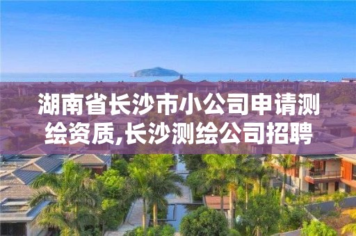 湖南省長沙市小公司申請測繪資質(zhì),長沙測繪公司招聘