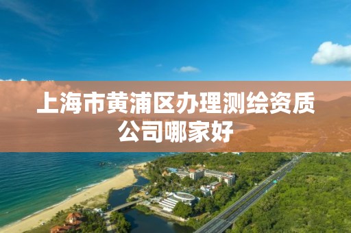 上海市黃浦區辦理測繪資質公司哪家好