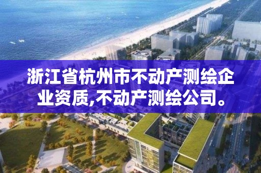 浙江省杭州市不動產(chǎn)測繪企業(yè)資質(zhì),不動產(chǎn)測繪公司。