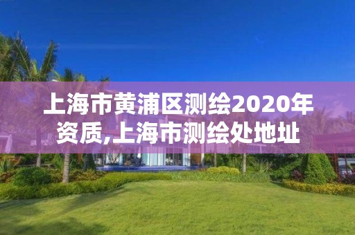 上海市黃浦區(qū)測繪2020年資質(zhì),上海市測繪處地址