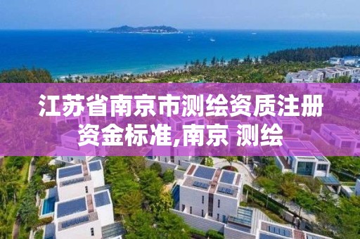 江蘇省南京市測繪資質注冊資金標準,南京 測繪