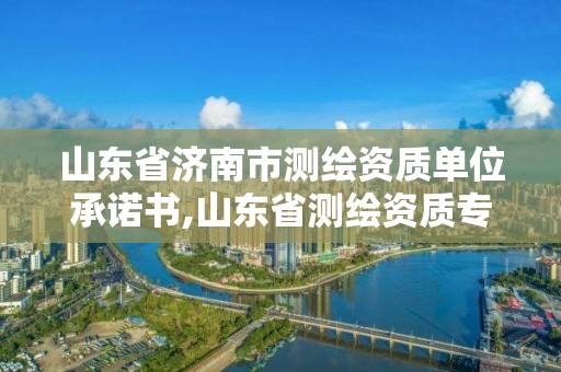 山東省濟南市測繪資質(zhì)單位承諾書,山東省測繪資質(zhì)專用章