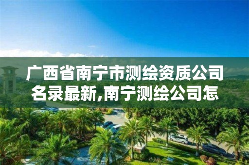 廣西省南寧市測繪資質公司名錄最新,南寧測繪公司怎么收費標準。