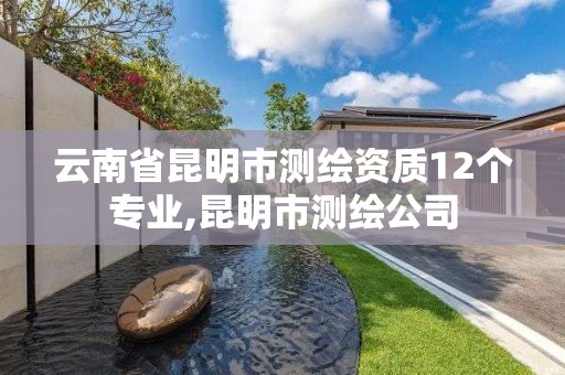 云南省昆明市測繪資質12個專業,昆明市測繪公司