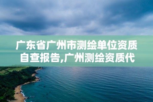 廣東省廣州市測(cè)繪單位資質(zhì)自查報(bào)告,廣州測(cè)繪資質(zhì)代辦。