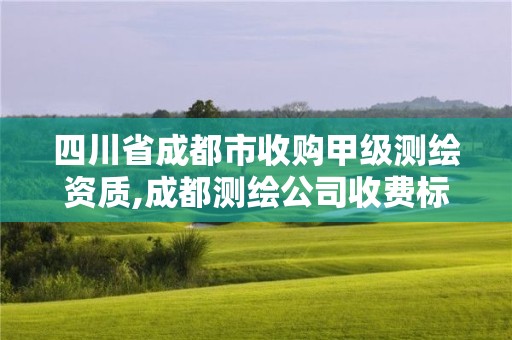 四川省成都市收購甲級測繪資質(zhì),成都測繪公司收費(fèi)標(biāo)準(zhǔn)