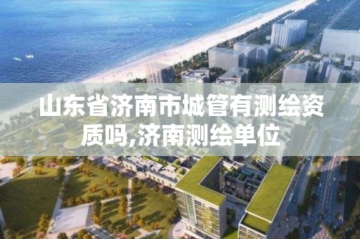 山東省濟南市城管有測繪資質(zhì)嗎,濟南測繪單位