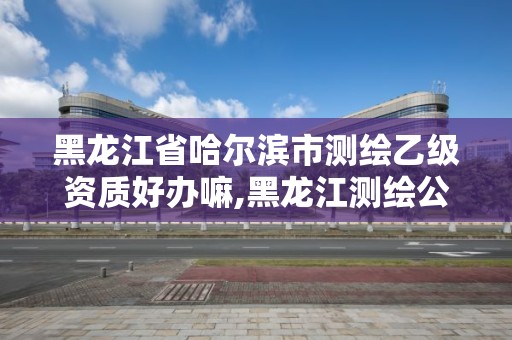 黑龍江省哈爾濱市測繪乙級資質好辦嘛,黑龍江測繪公司乙級資質