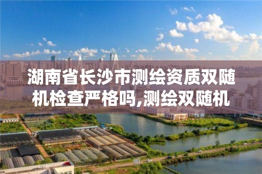 湖南省長沙市測繪資質雙隨機檢查嚴格嗎,測繪雙隨機一公開