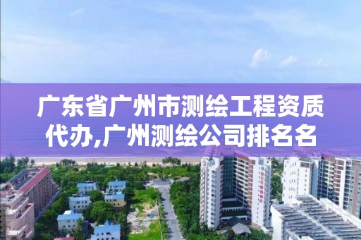 廣東省廣州市測繪工程資質(zhì)代辦,廣州測繪公司排名名單