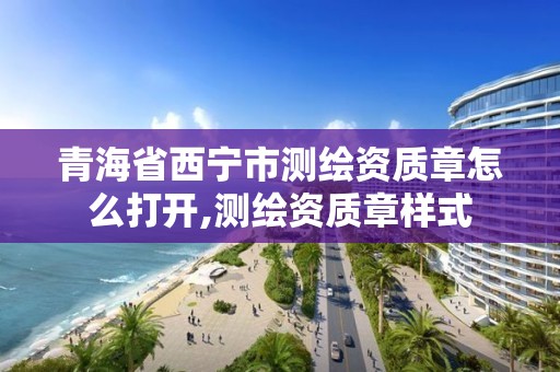 青海省西寧市測繪資質章怎么打開,測繪資質章樣式