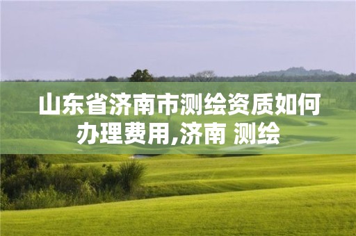 山東省濟南市測繪資質如何辦理費用,濟南 測繪