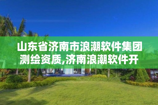 山東省濟南市浪潮軟件集團測繪資質(zhì),濟南浪潮軟件開發(fā)招聘