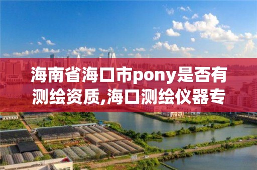 海南省海口市pony是否有測繪資質,海口測繪儀器專賣