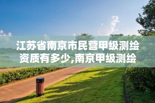 江蘇省南京市民營甲級測繪資質有多少,南京甲級測繪公司排名