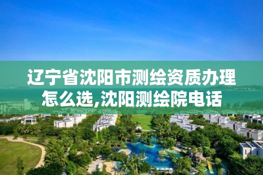 遼寧省沈陽市測繪資質辦理怎么選,沈陽測繪院電話