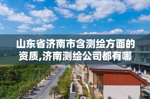 山東省濟南市含測繪方面的資質,濟南測繪公司都有哪些