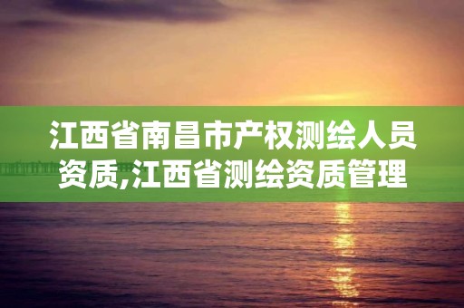 江西省南昌市產權測繪人員資質,江西省測繪資質管理系統