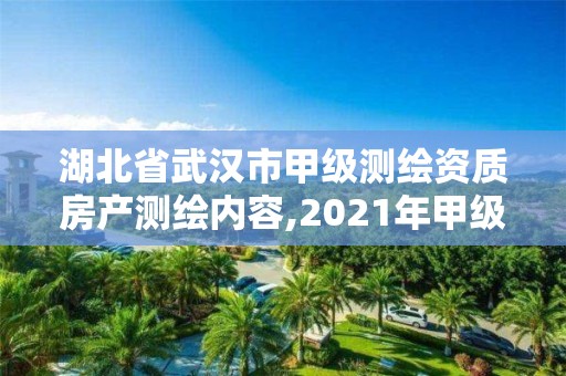 湖北省武漢市甲級測繪資質房產測繪內容,2021年甲級測繪資質