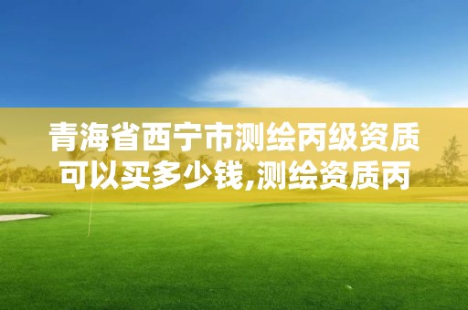 青海省西寧市測繪丙級資質可以買多少錢,測繪資質丙級人員要求。