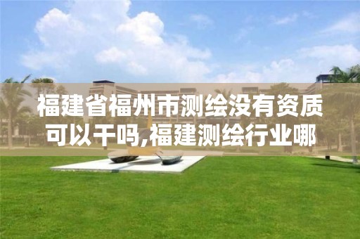 福建省福州市測繪沒有資質可以干嗎,福建測繪行業哪個待遇最好