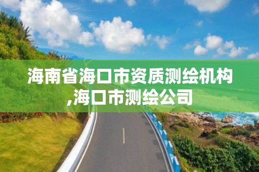 海南省?？谑匈Y質測繪機構,?？谑袦y繪公司