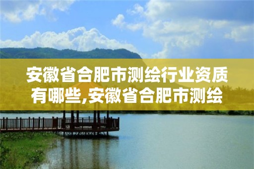 安徽省合肥市測繪行業資質有哪些,安徽省合肥市測繪行業資質有哪些單位