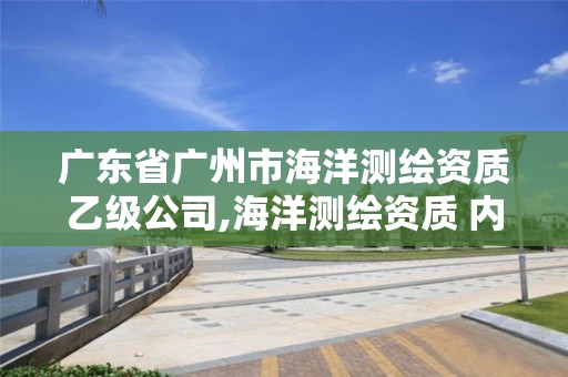 廣東省廣州市海洋測繪資質乙級公司,海洋測繪資質 內容