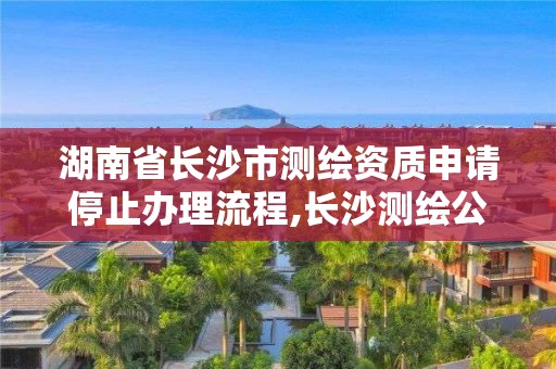 湖南省長沙市測繪資質申請停止辦理流程,長沙測繪公司資質有哪家。