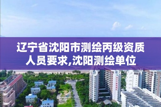 遼寧省沈陽市測繪丙級資質人員要求,沈陽測繪單位